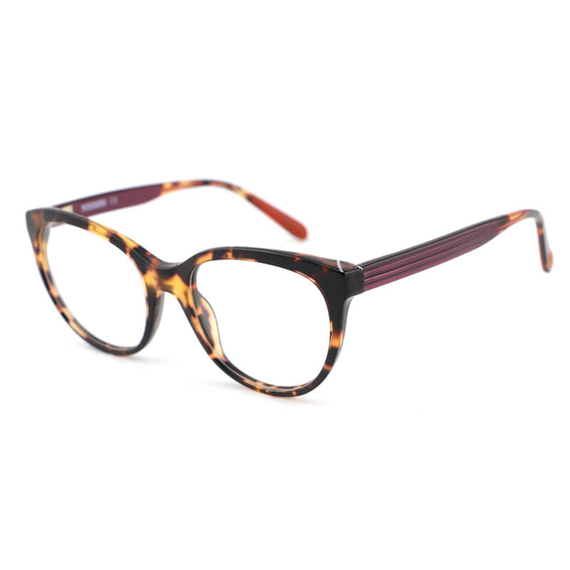 Wholesale frame glasses optical tortoise shell frames high quality womens cat eye eyeglasses