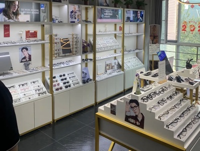 optical shop dispensary unique frame displays