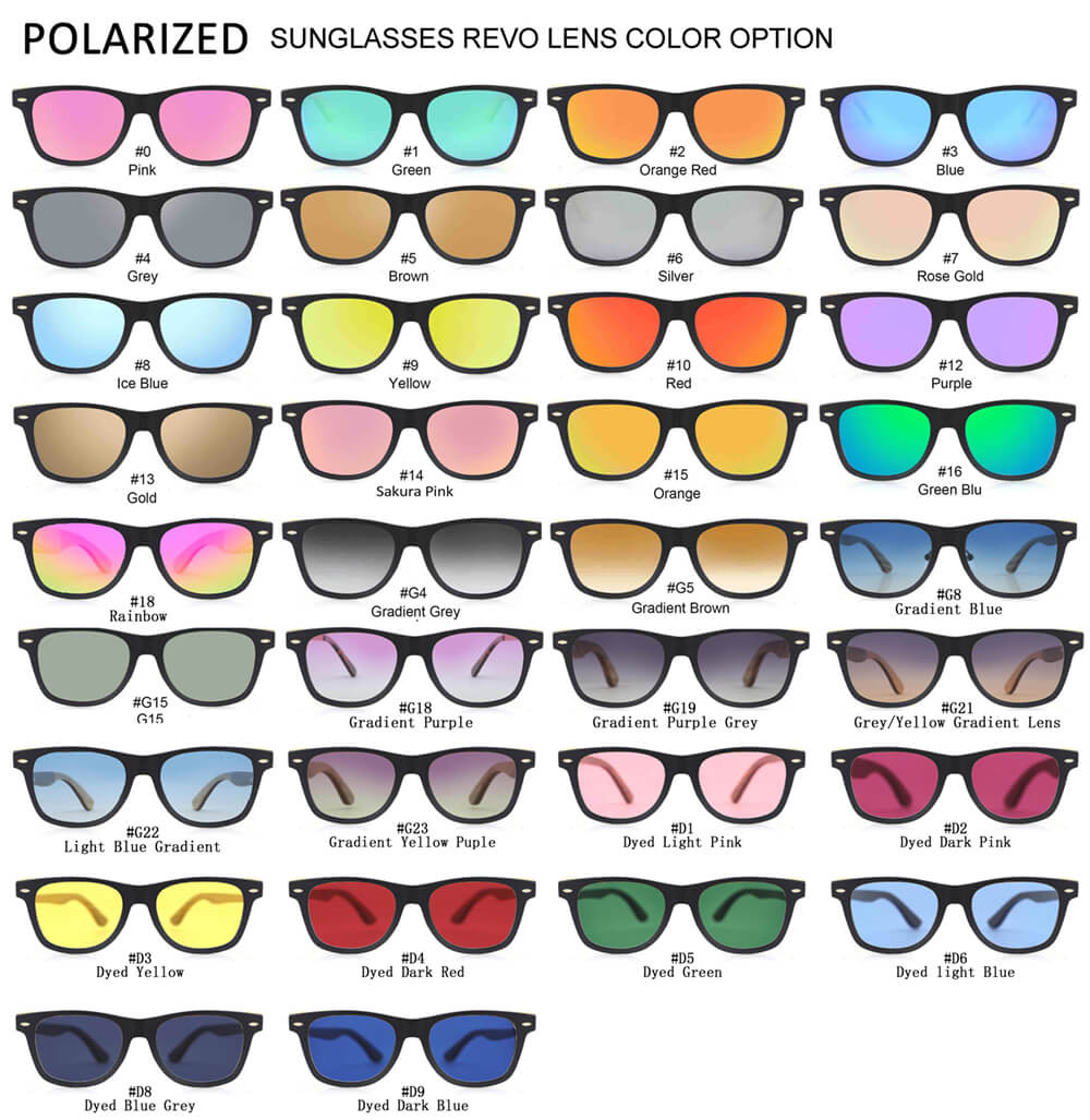 TAC POLARIZED REVO LENS COLOR OPTION