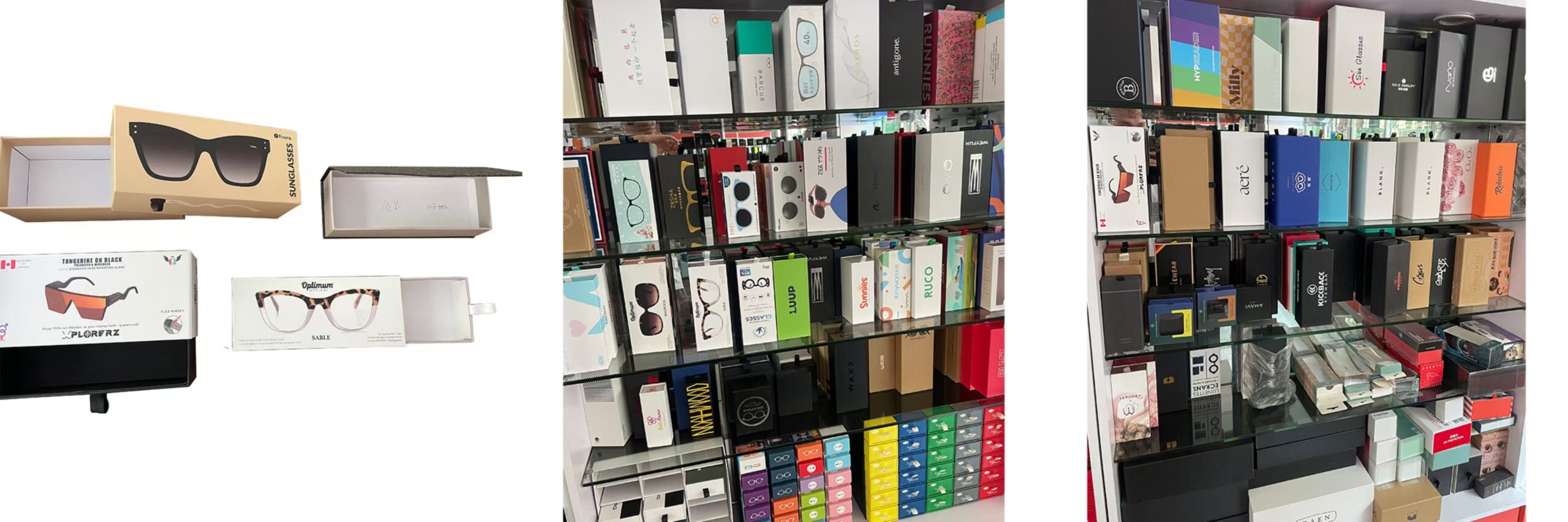 Optical frames paper box