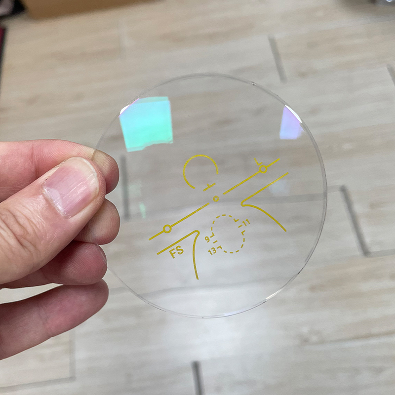 Progressive lenses of reading eyeglasses