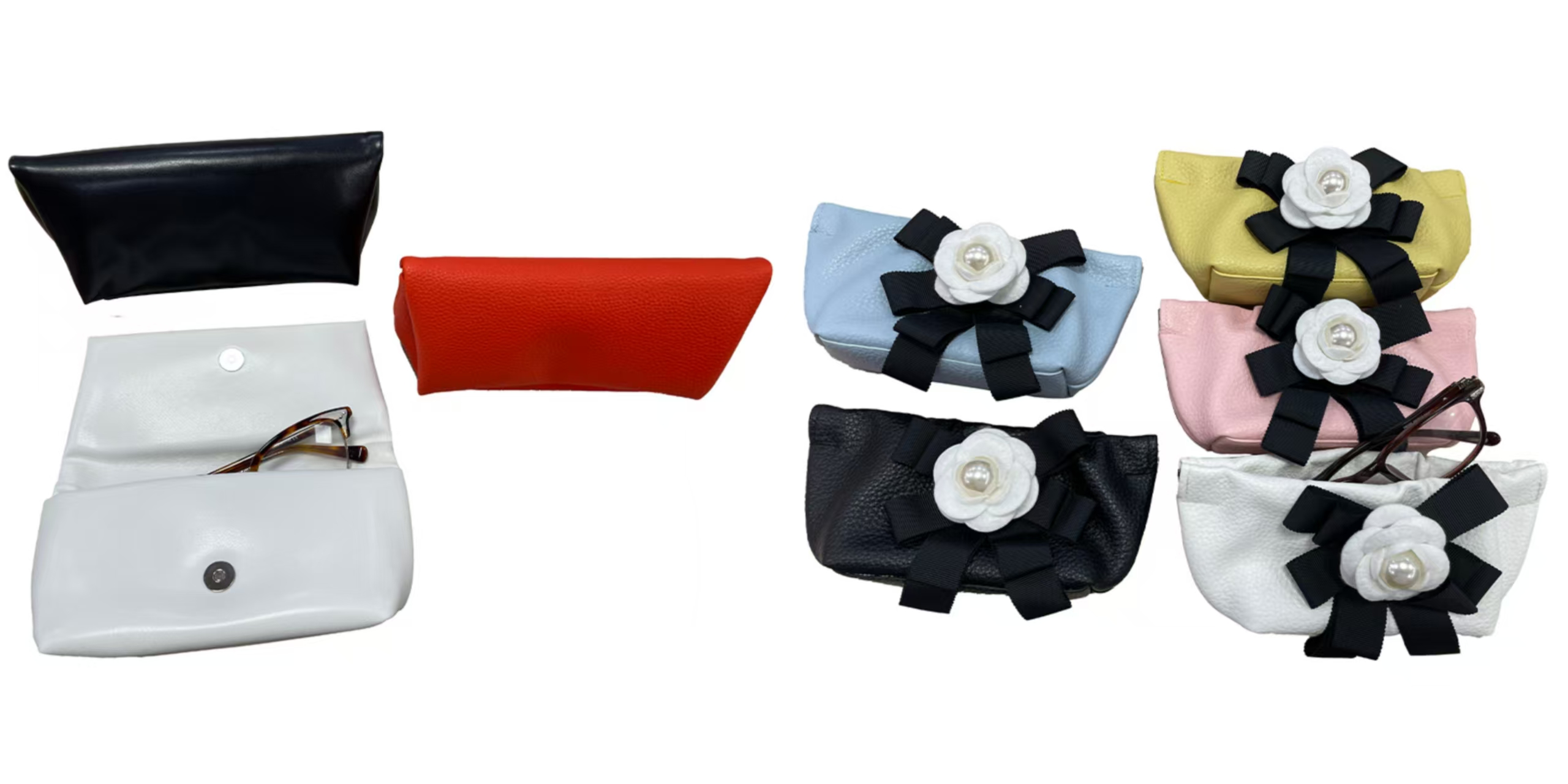 women spectacles cases with pocket